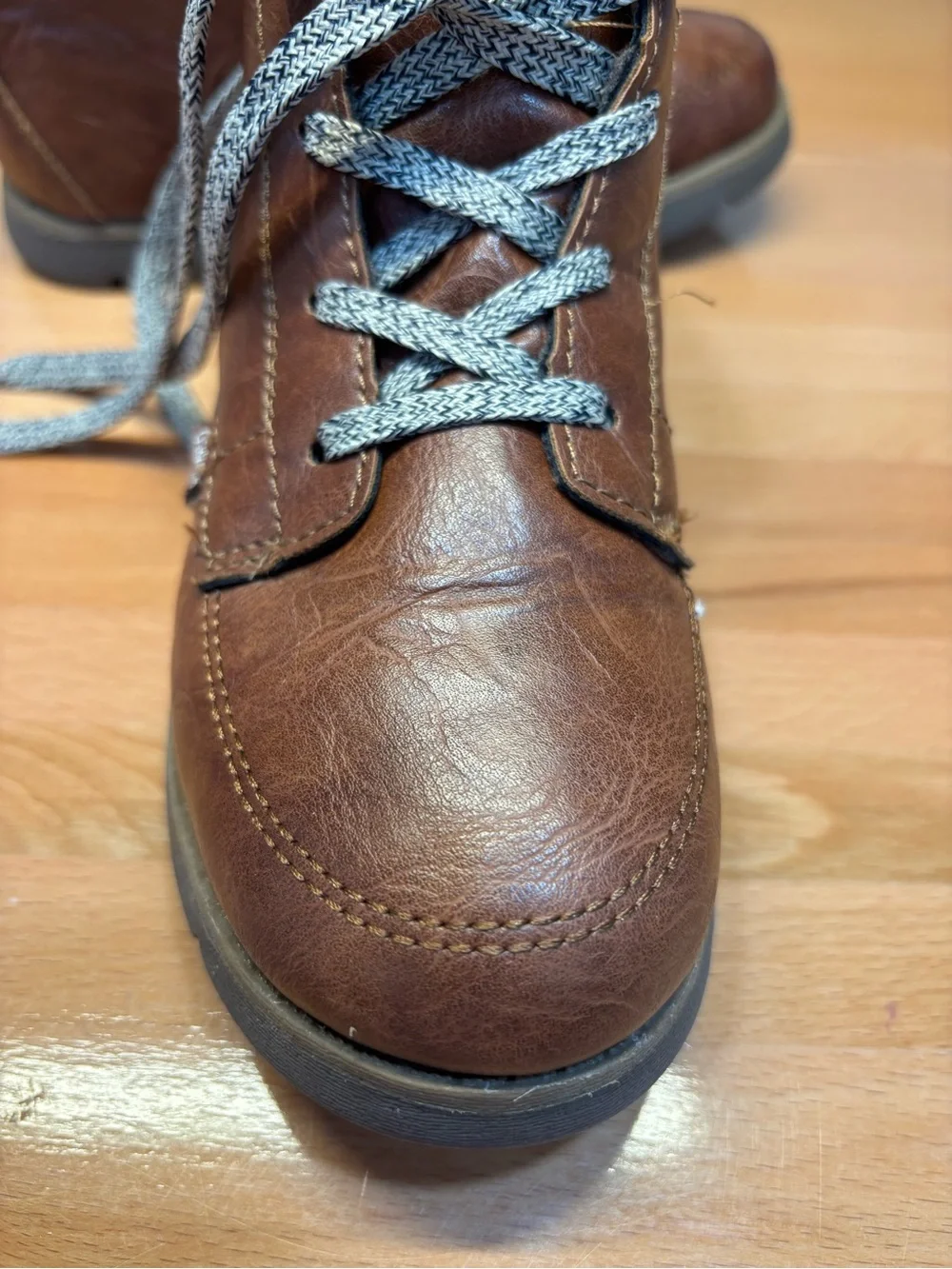 OshKosh B'gosh Brown Lace-Up Kids Boots